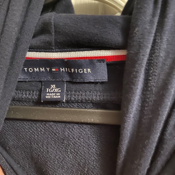 Hooded Tommy Hilfiger Sweater Dress - Size L/XL - Picture 2 of 3